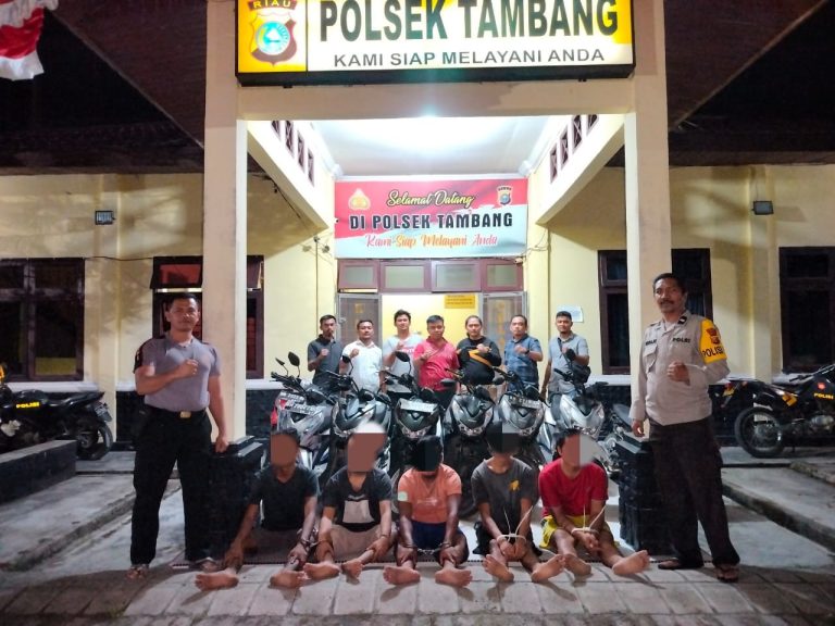 Pelaku dan Penada Curanmor Ditangkap Satreskrim Polres Kampar dan Polsek Tambang
